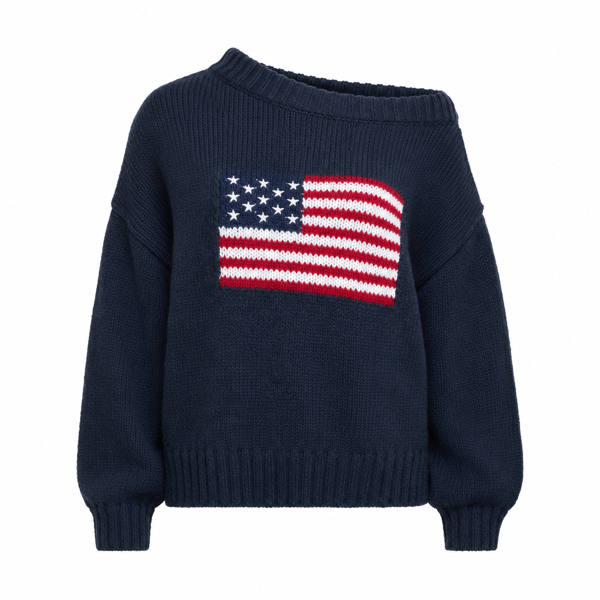 Blauwe American Spirit Sweater
