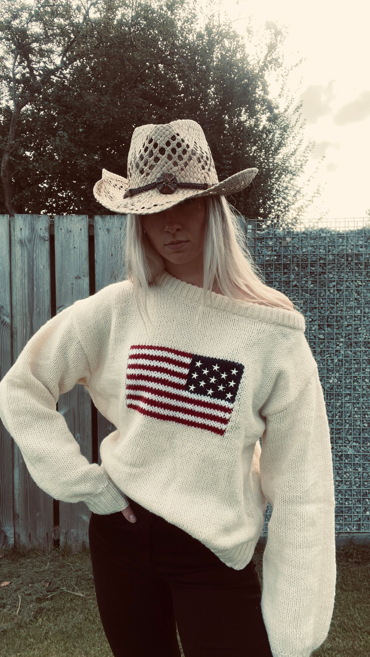 Créme American Spirit Sweater