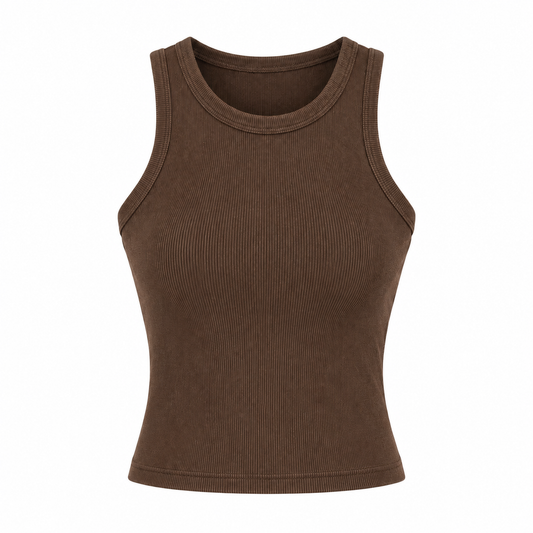 Bruine tanktop