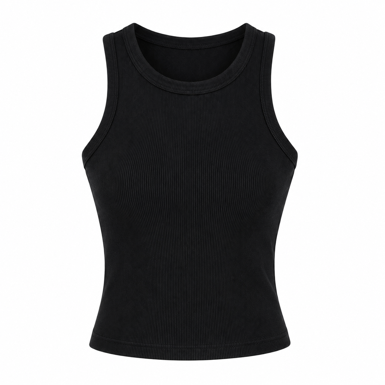 Zwarte basic tanktop