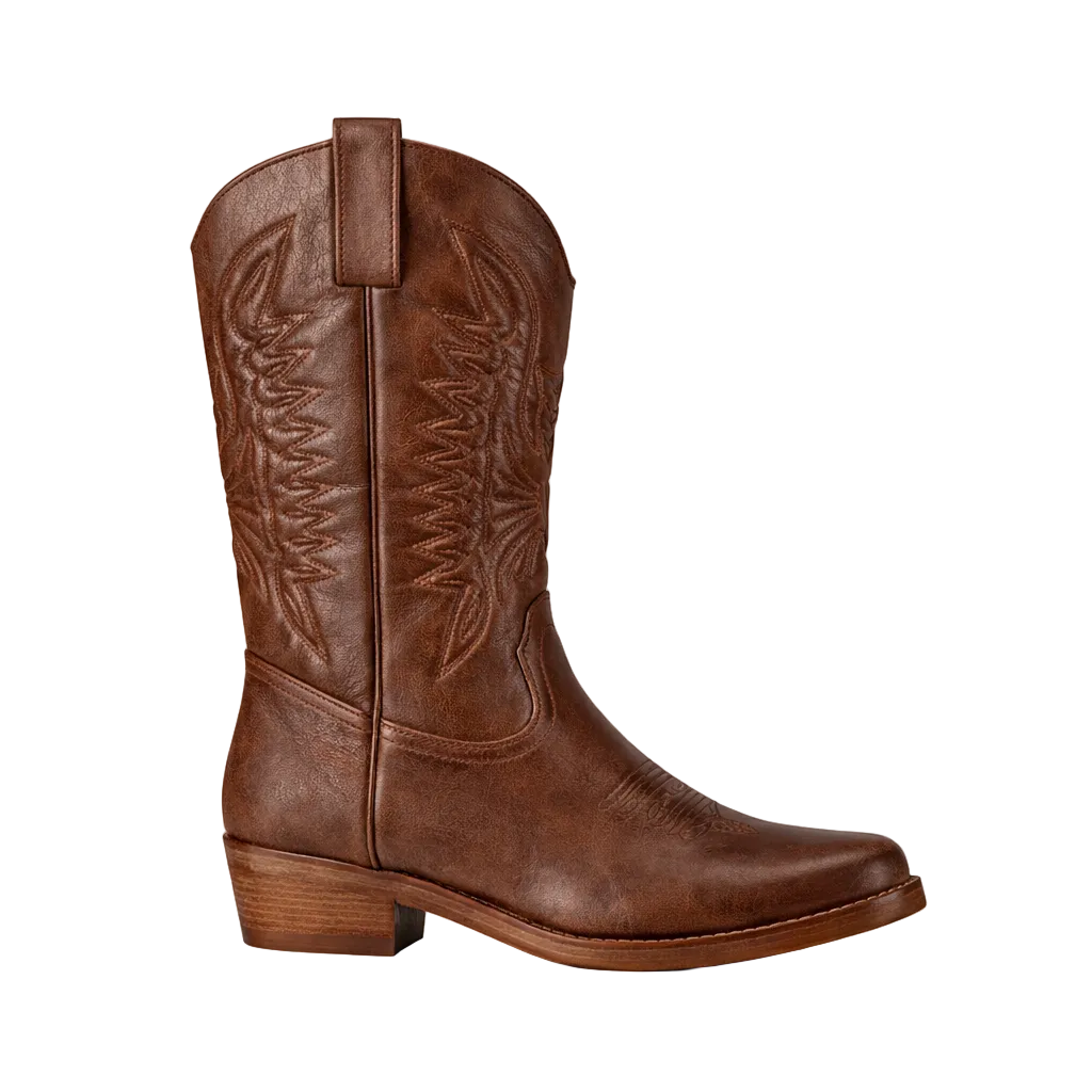 Bruine Cowboylaars Met Sterrenzool