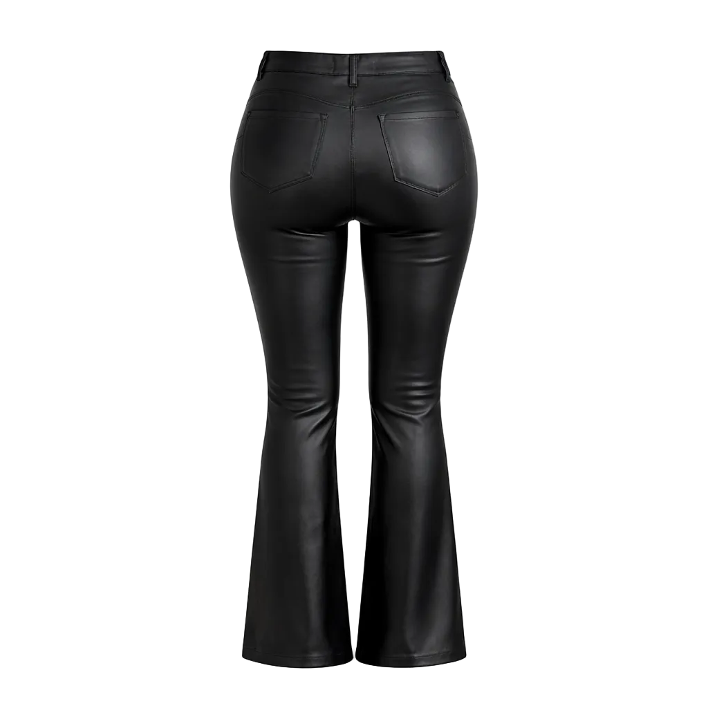 Leer Coated Flair Broek