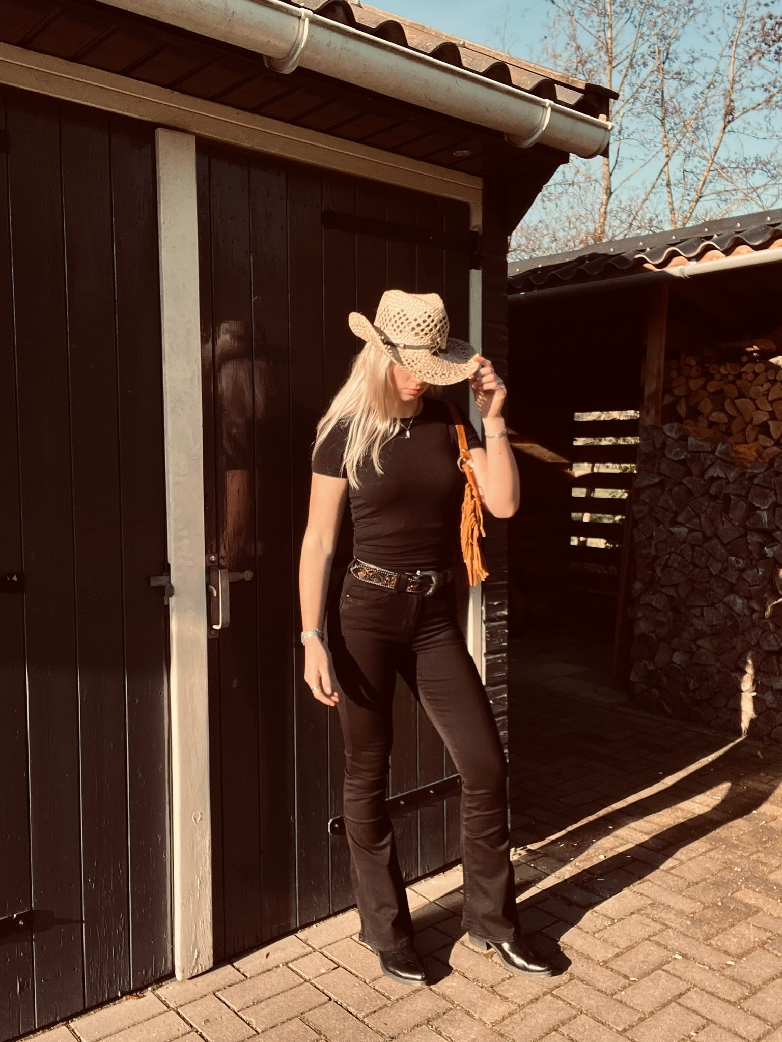 Zwarte Flair Jeans