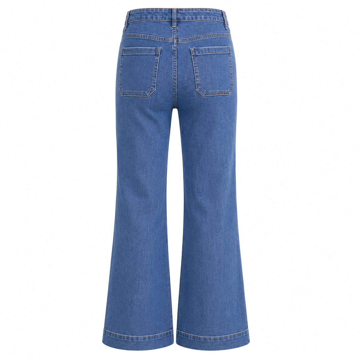 Vintage Look Straight Leg Jeans