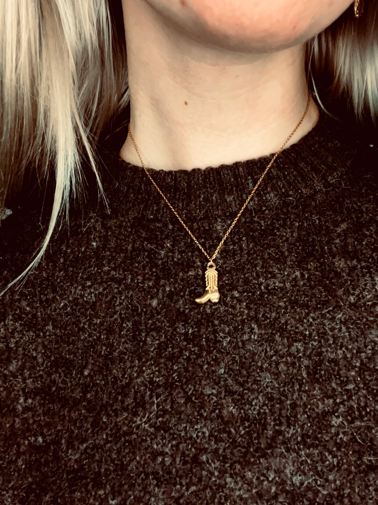 Ketting Met Cowboylaars Goud