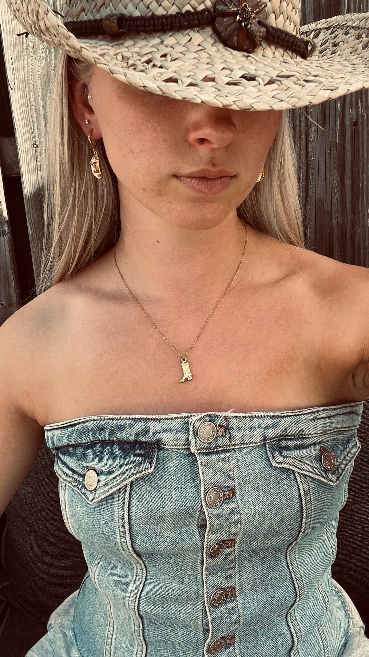 Ketting Met Cowboylaars Goud