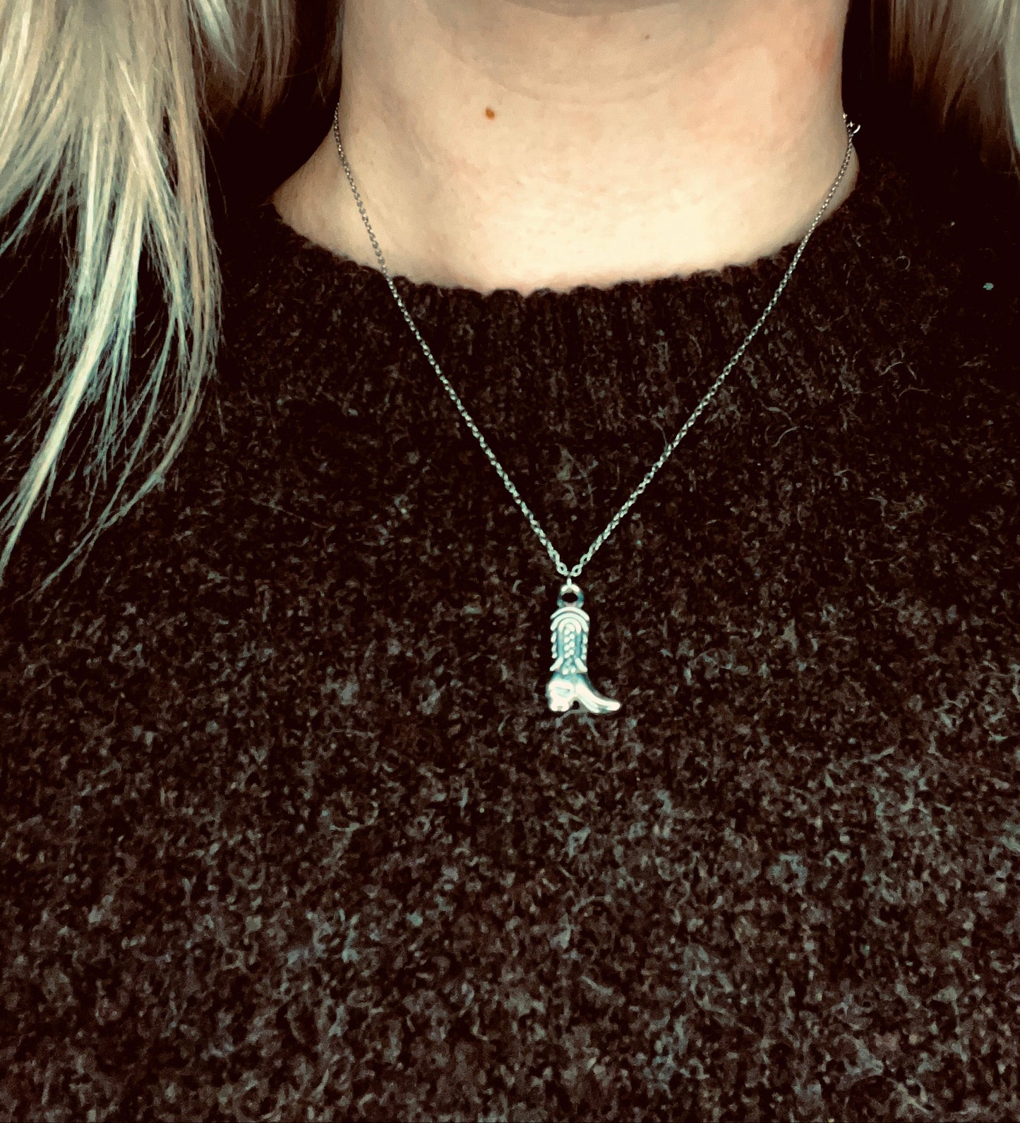 Ketting Met Cowboylaars Zilver