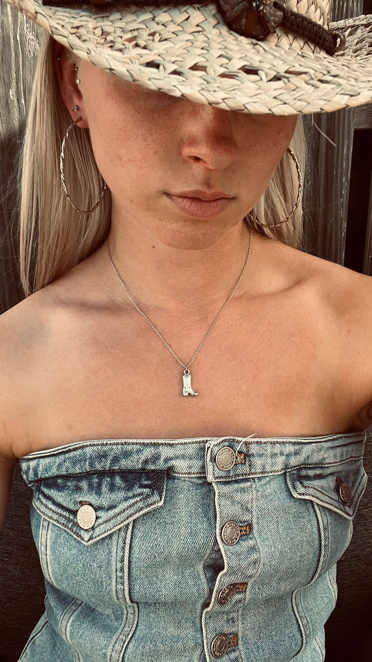 Ketting Met Cowboylaars Zilver